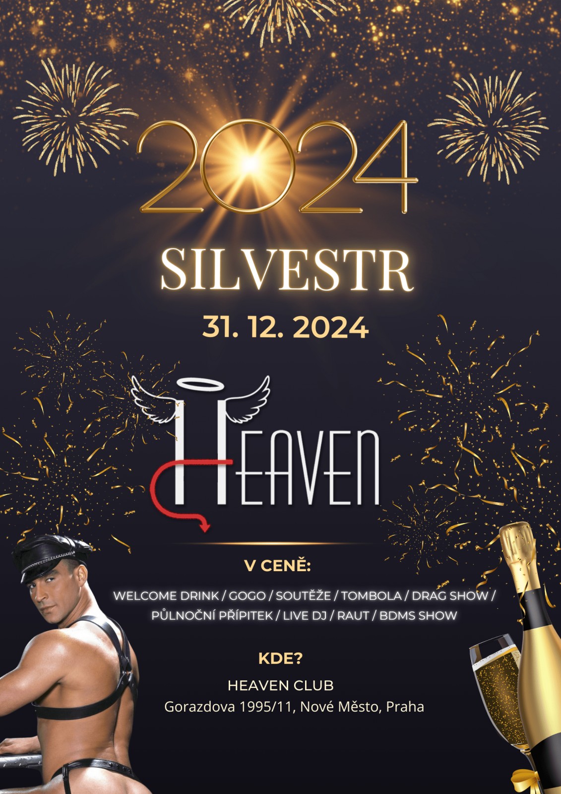 Silvestrovská párty v Heaven - 2024-12-31T19:00 - Heaven Club